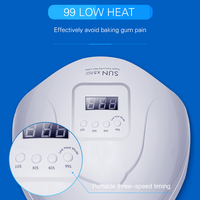 Suszarka do paznokci lampa UV do paznokci lampa UV do utwardzania wszystkich żelowy lakier do paznokci z czujnikiem ruchu Manicure Pedicure narzędzie jak z salonu 3